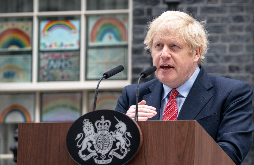 Boris Johnson: If we keep going, we will beat coronavirus together